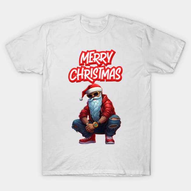 Cool Santa T-Shirt by MaxArtStudios